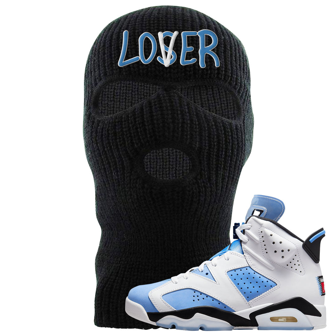 UNC 6s Ski Mask | Lover, Black