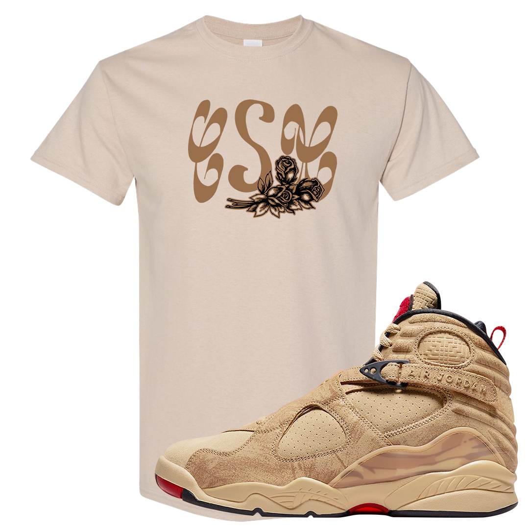 Sesame Samurai 8s T Shirt | Certified Sneakerhead, Sand