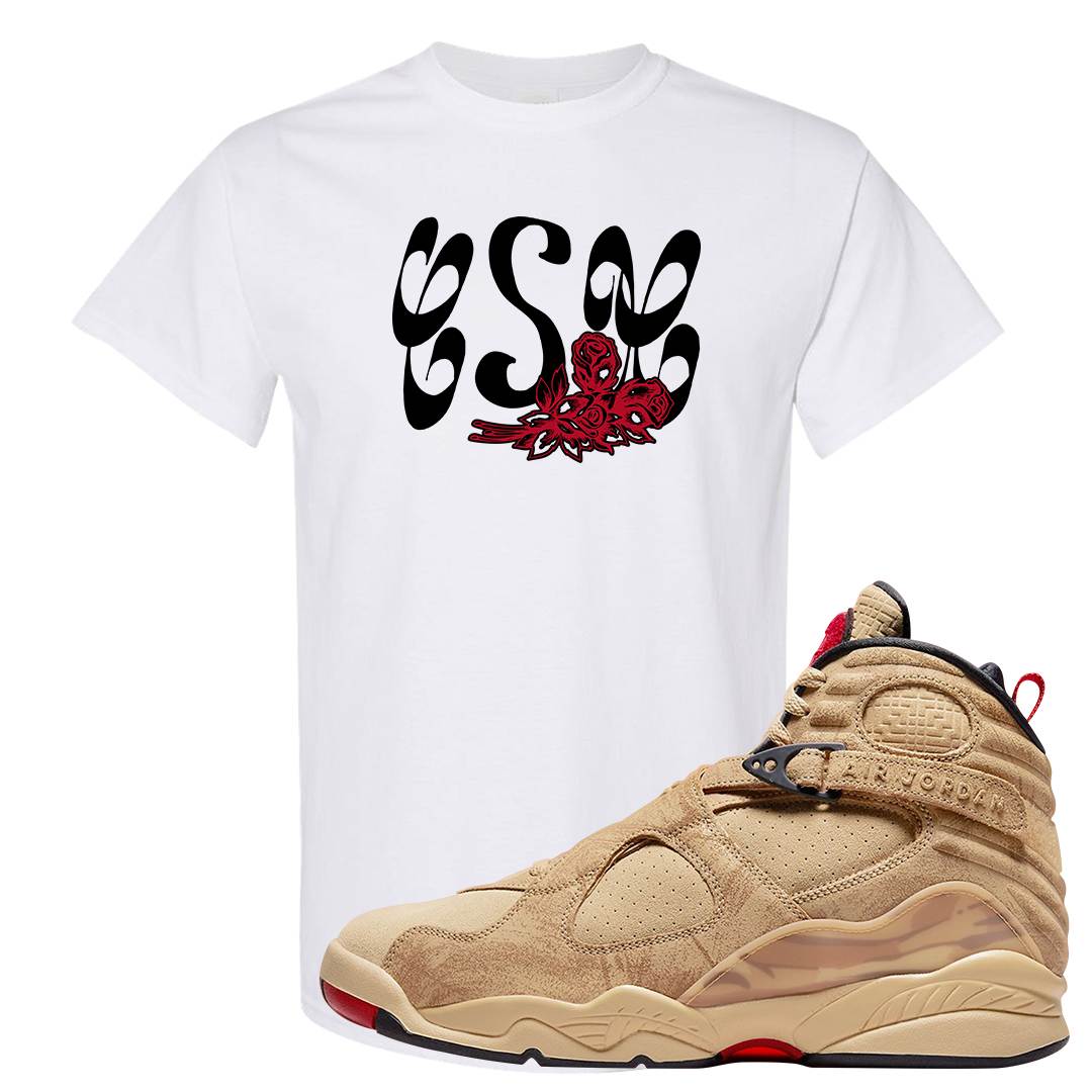 Sesame Samurai 8s T Shirt | Certified Sneakerhead, White