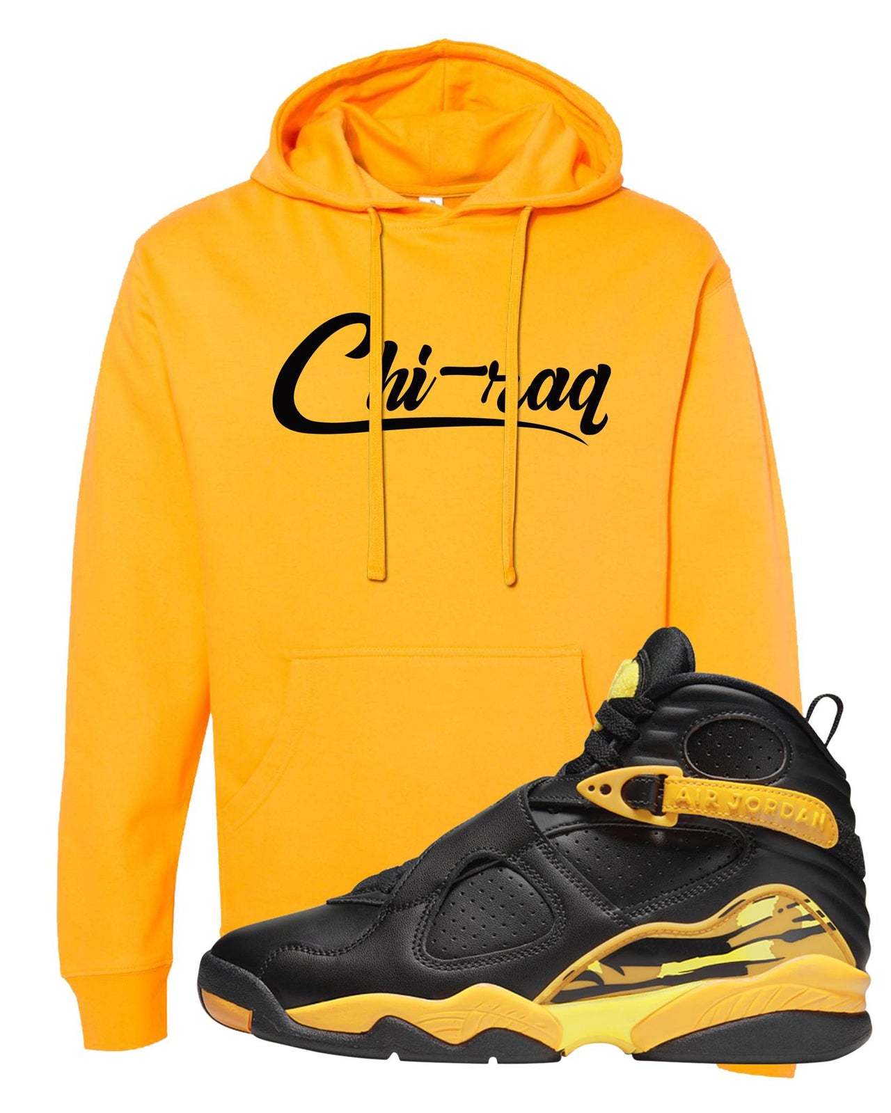 Taxi 8s Hoodie | Chiraq, Gold
