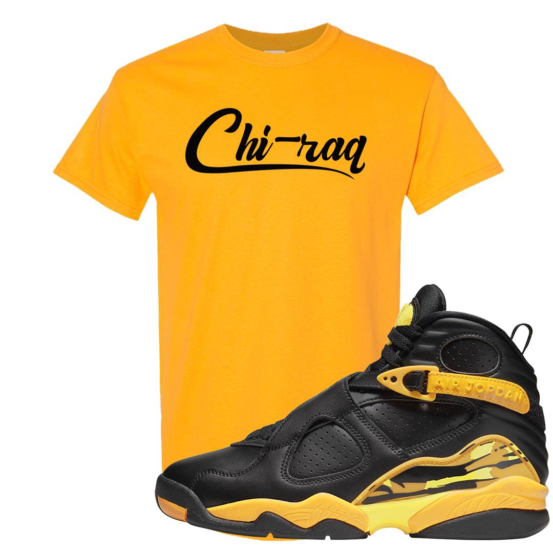 Taxi 8s T Shirt | Chiraq, Gold