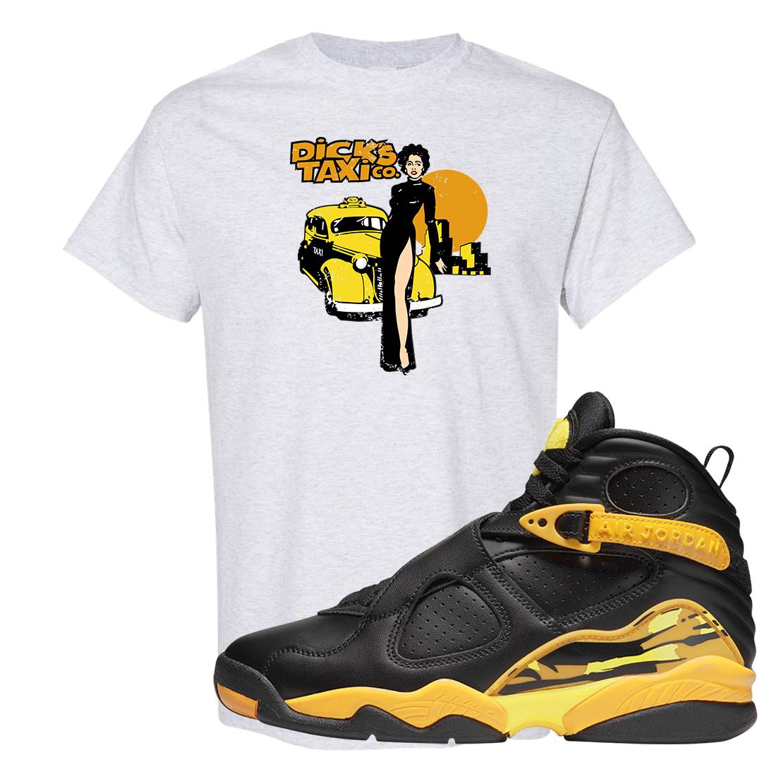 Taxi 8s T Shirt | Dick's Taxi Co., Ash