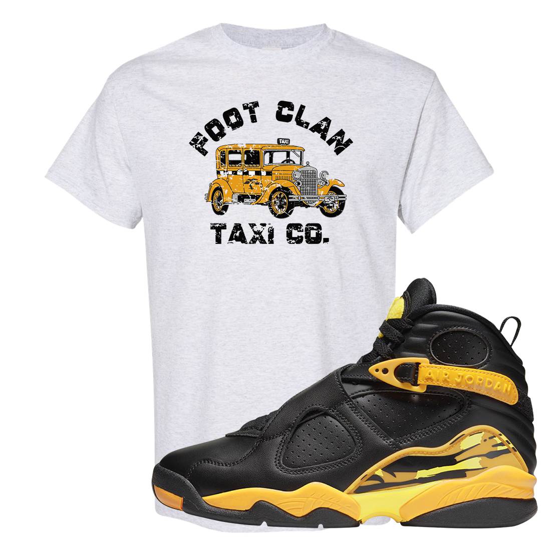 Taxi 8s T Shirt | Foot Clan Taxi Co., Ash