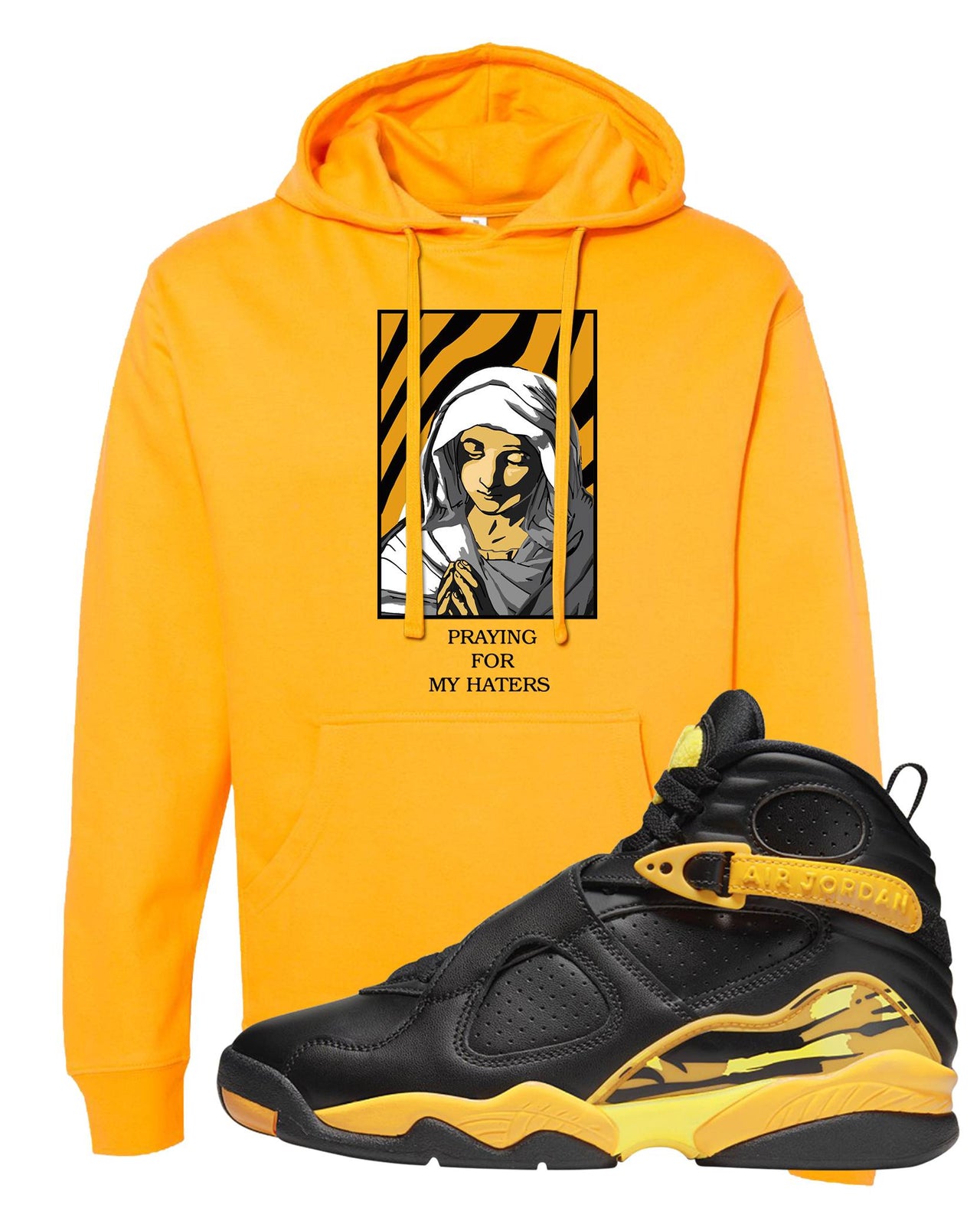 Taxi 8s Hoodie | God Told Me, Gold