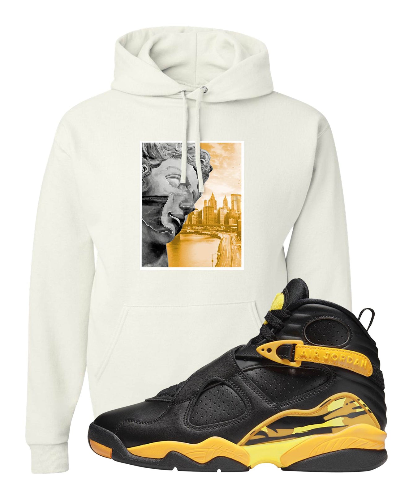 Taxi 8s Hoodie | Miguel, White