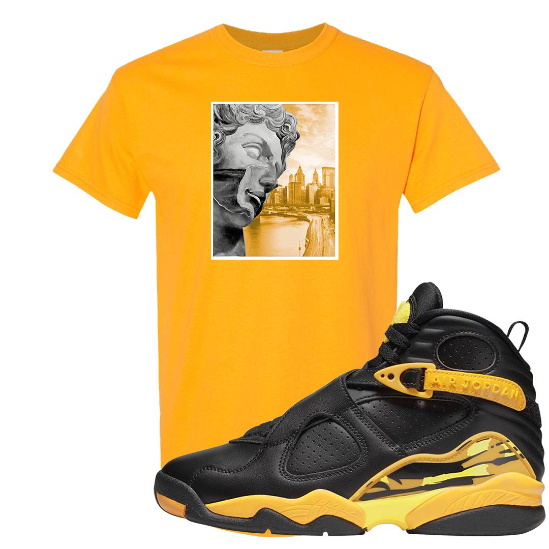 Taxi 8s T Shirt | Miguel, Gold