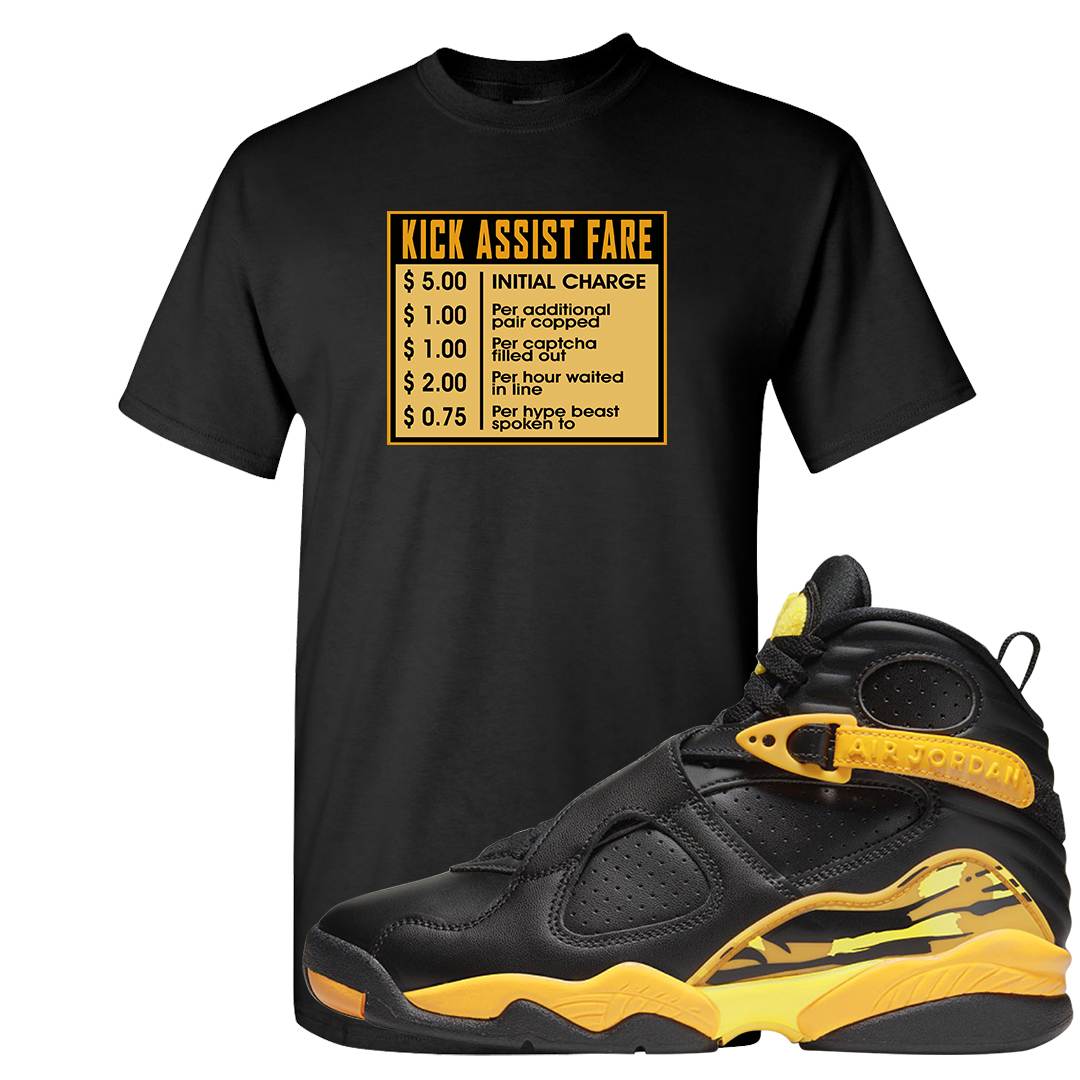 Taxi 8s T Shirt | Sneaker Fare, Black