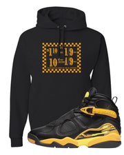 Taxi 8s Hoodie | Taxi Fare Ticket, Black