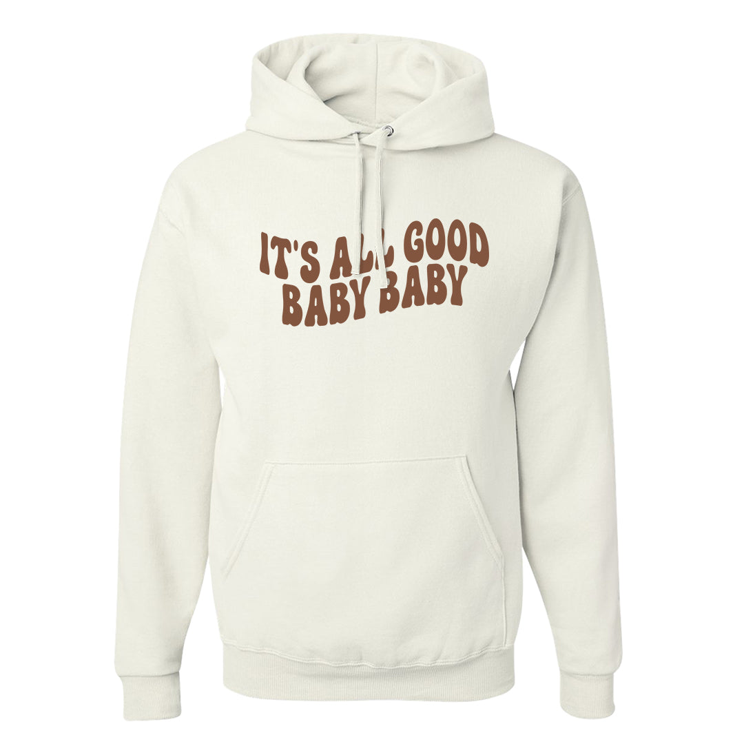 Beef and Broccoli 9s Hoodie | All Good Baby, White