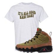 Beef and Broccoli 9s T Shirt | All Good Baby, Ash