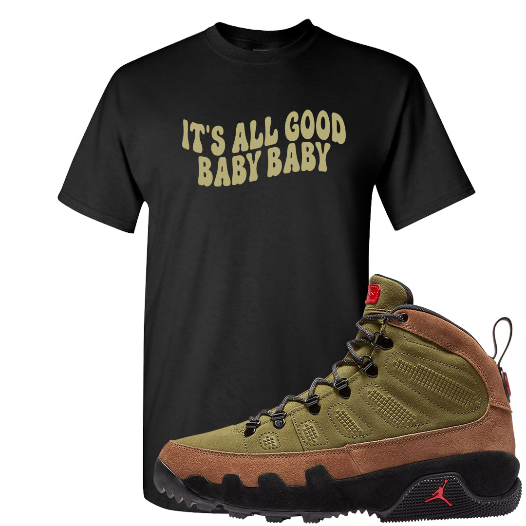 Beef and Broccoli 9s T Shirt | All Good Baby, Black