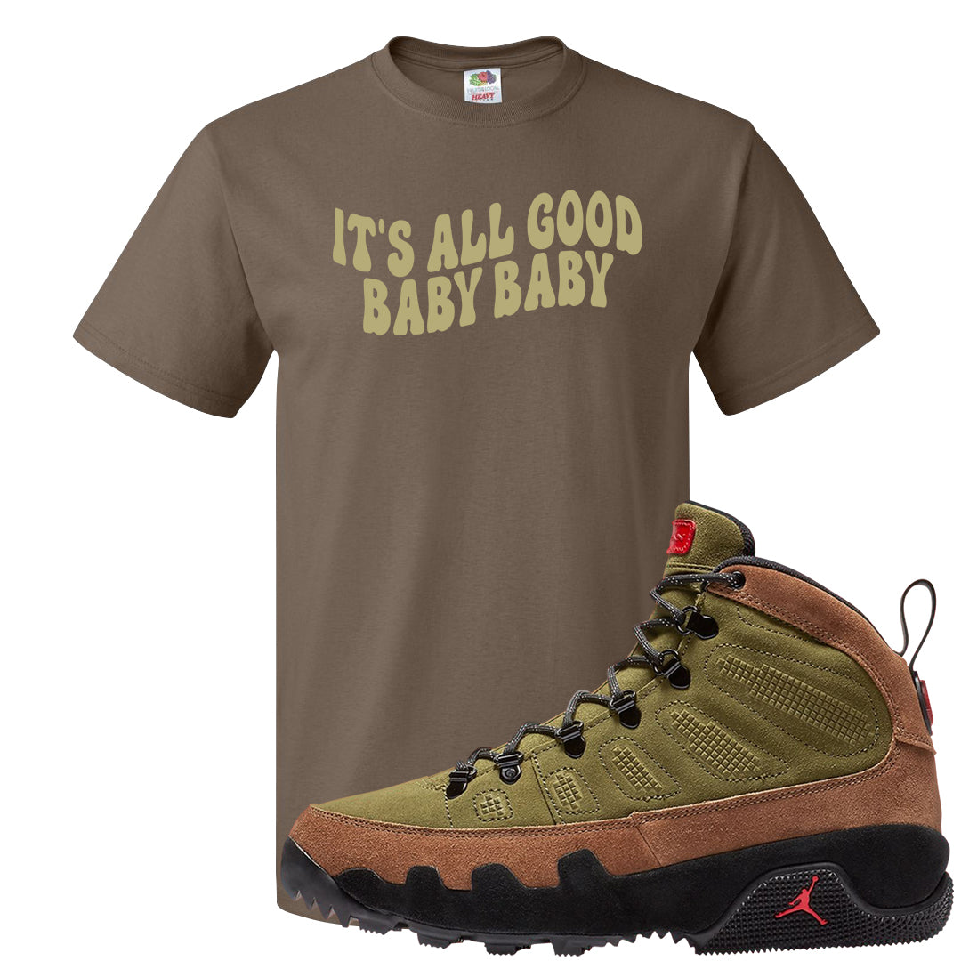 Beef and Broccoli 9s T Shirt | All Good Baby, Chocolate