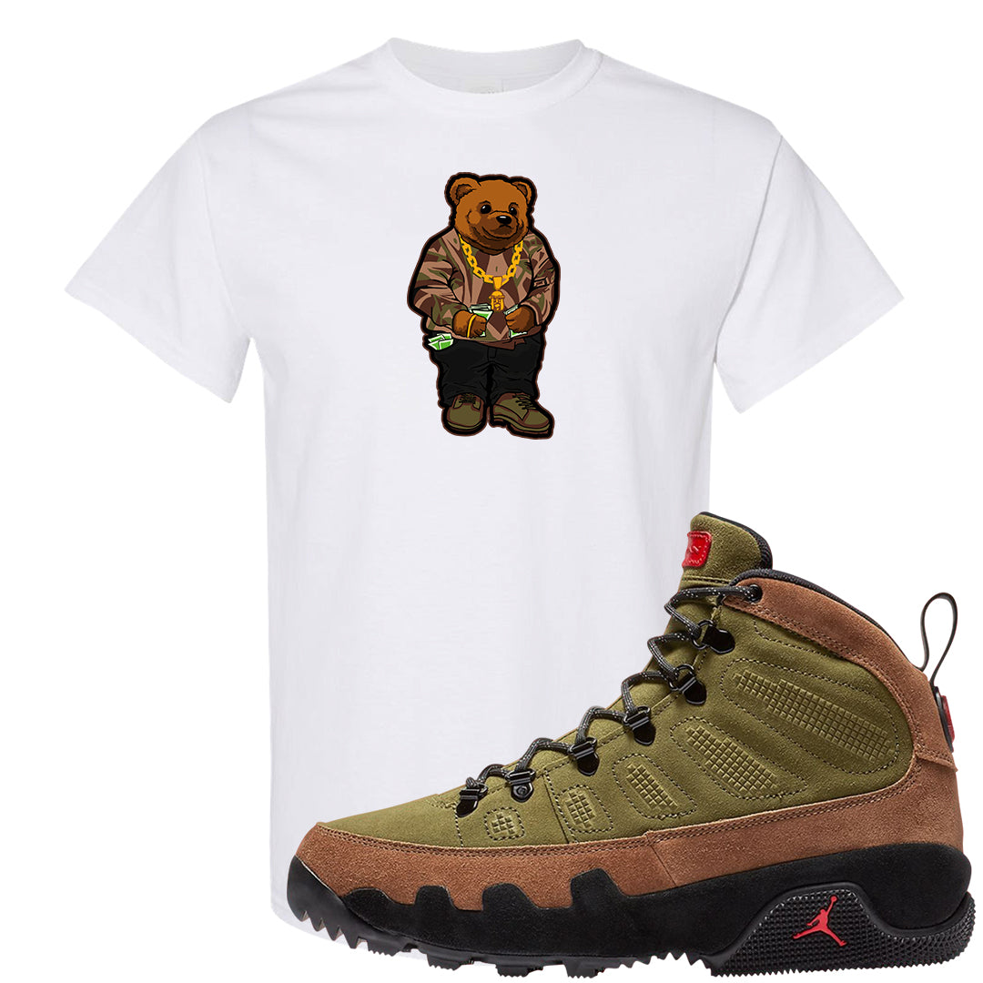 Beef and Broccoli 9s T Shirt | Sweater Bear, White