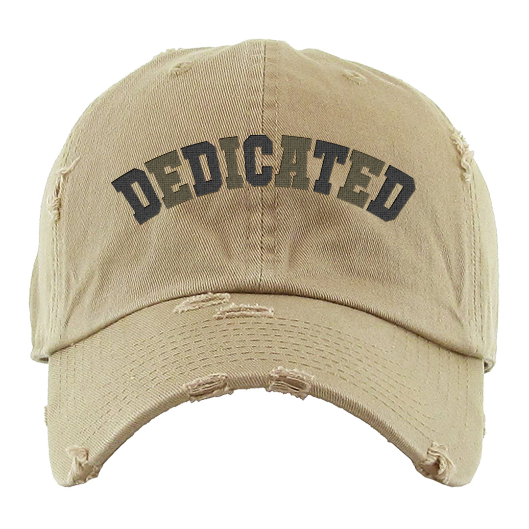 Beef and Broccoli 9s Distressed Dad Hat | Dedicated, Khaki