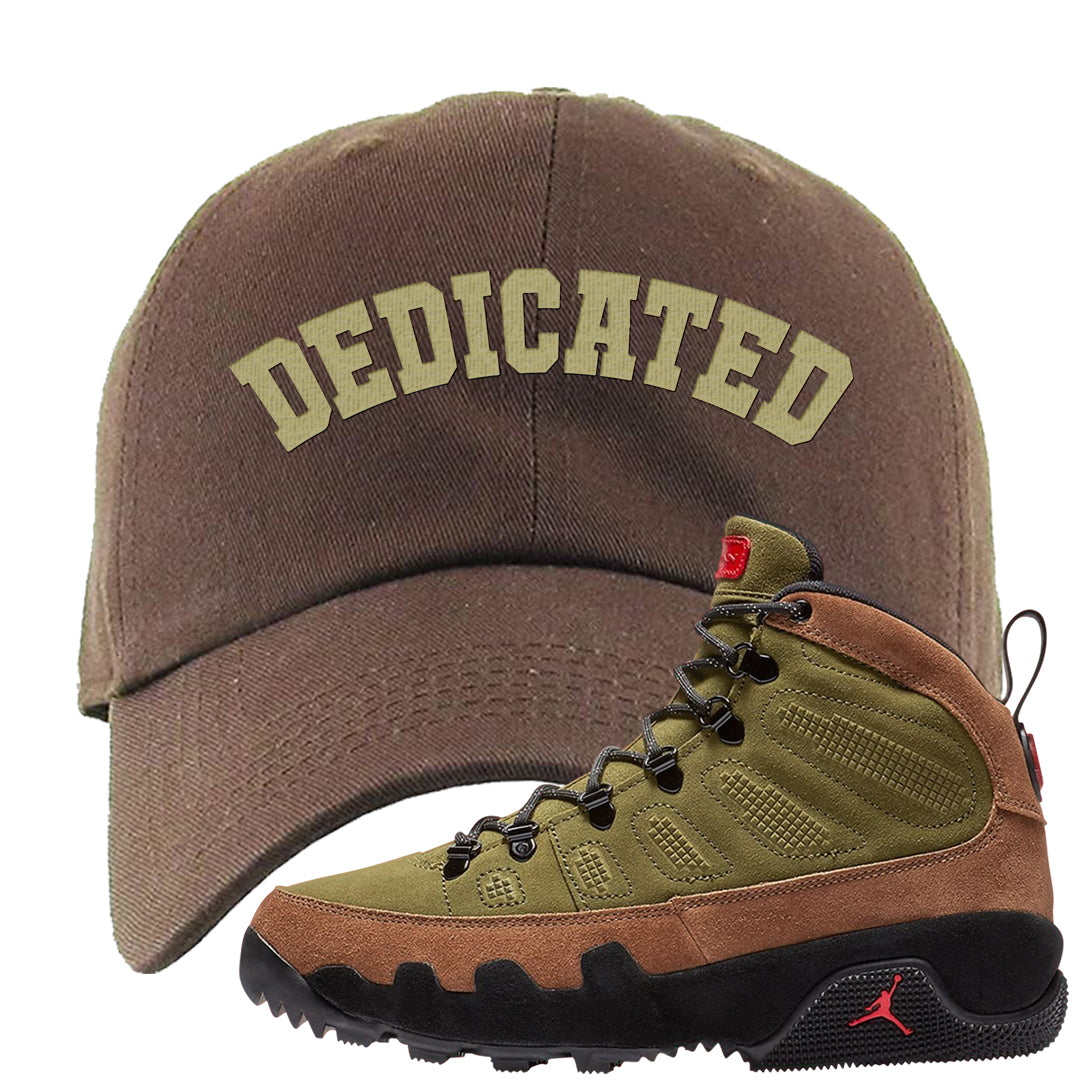 Beef and Broccoli 9s Dad Hat | Dedicated, Brown