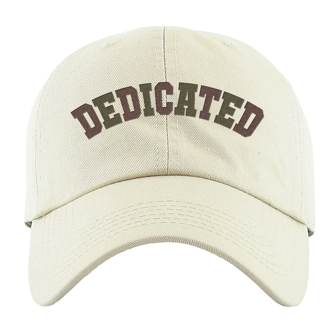 Beef and Broccoli 9s Dad Hat | Dedicated, White