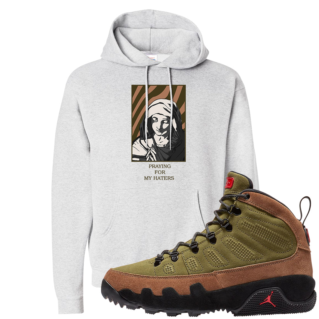 Beef and Broccoli 9s Hoodie | God Told Me, Ash