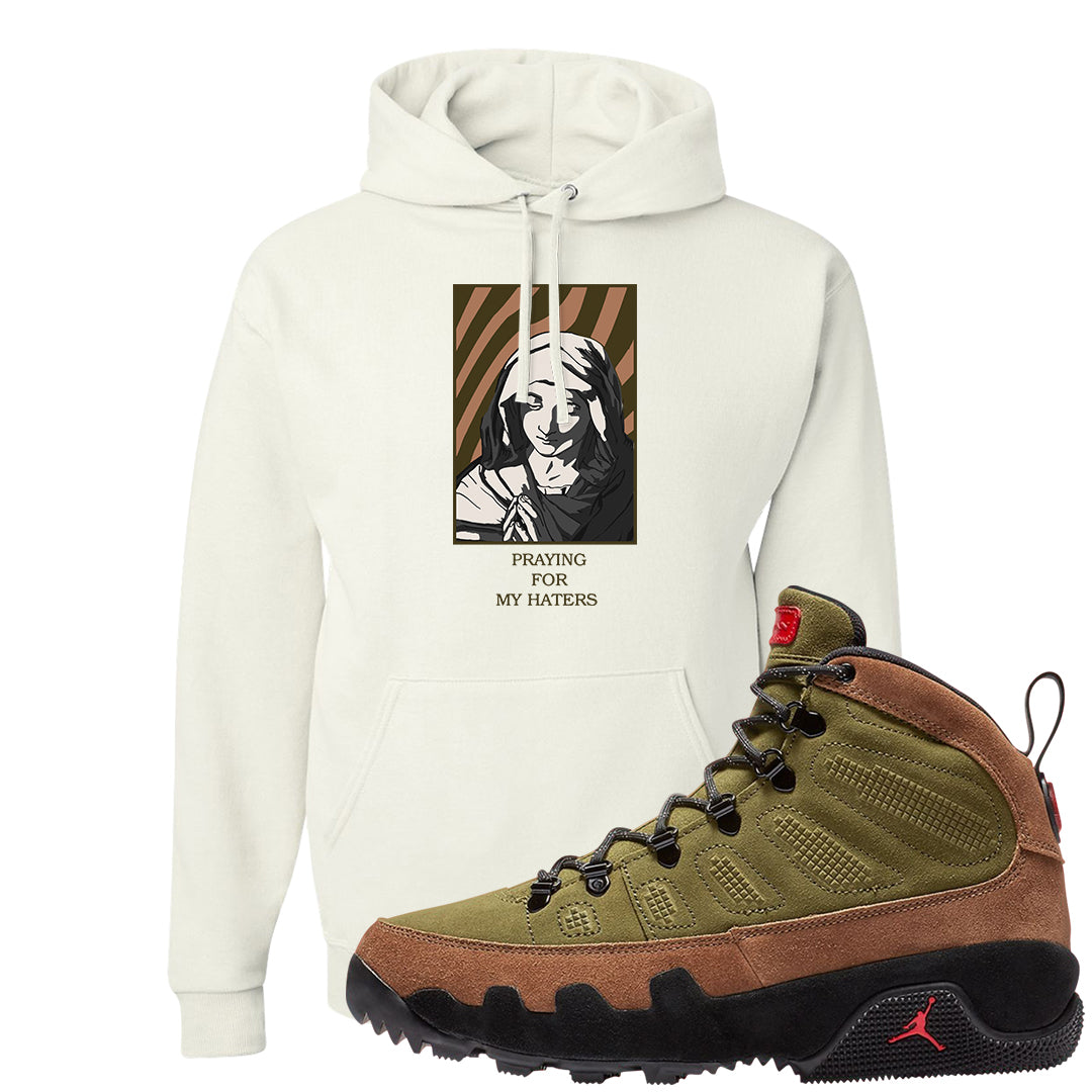 Beef and Broccoli 9s Hoodie | God Told Me, White