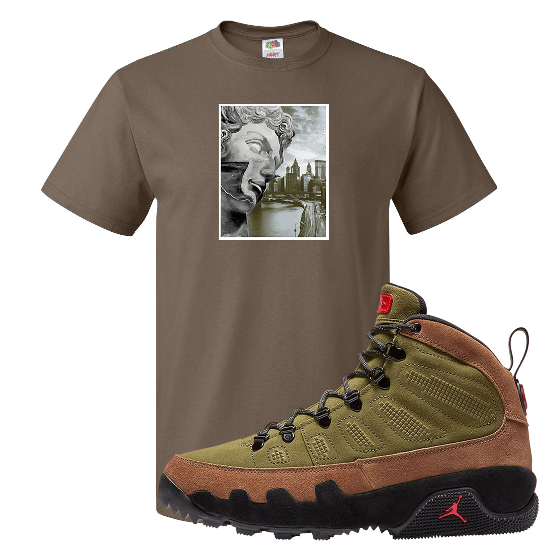 Beef and Broccoli 9s T Shirt | Miguel, Chocolate