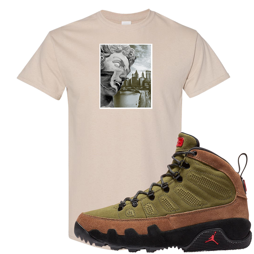 Beef and Broccoli 9s T Shirt | Miguel, Sand