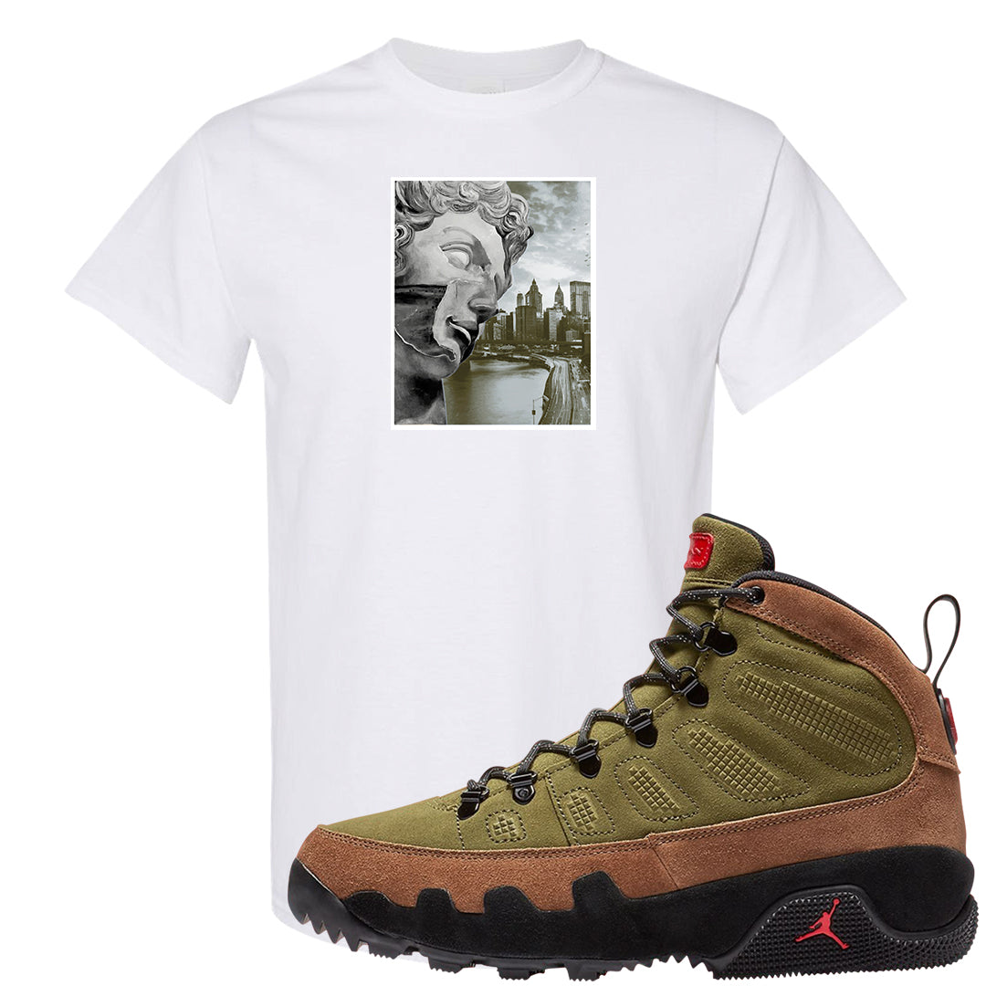Beef and Broccoli 9s T Shirt | Miguel, White