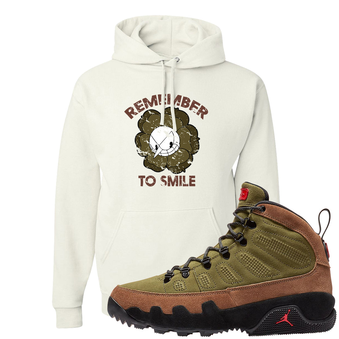Beef and Broccoli 9s Hoodie | Remember To Smile, White