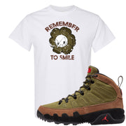 Beef and Broccoli 9s T Shirt | Remember To Smile, White