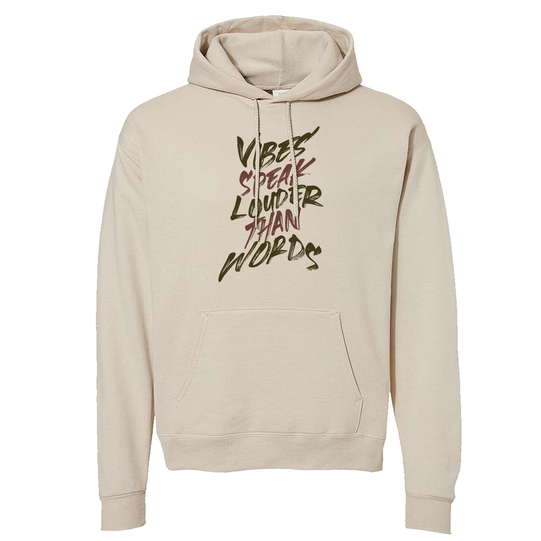 Beef and Broccoli 9s Hoodie | Vibes Speak Louder Than Words, Sand