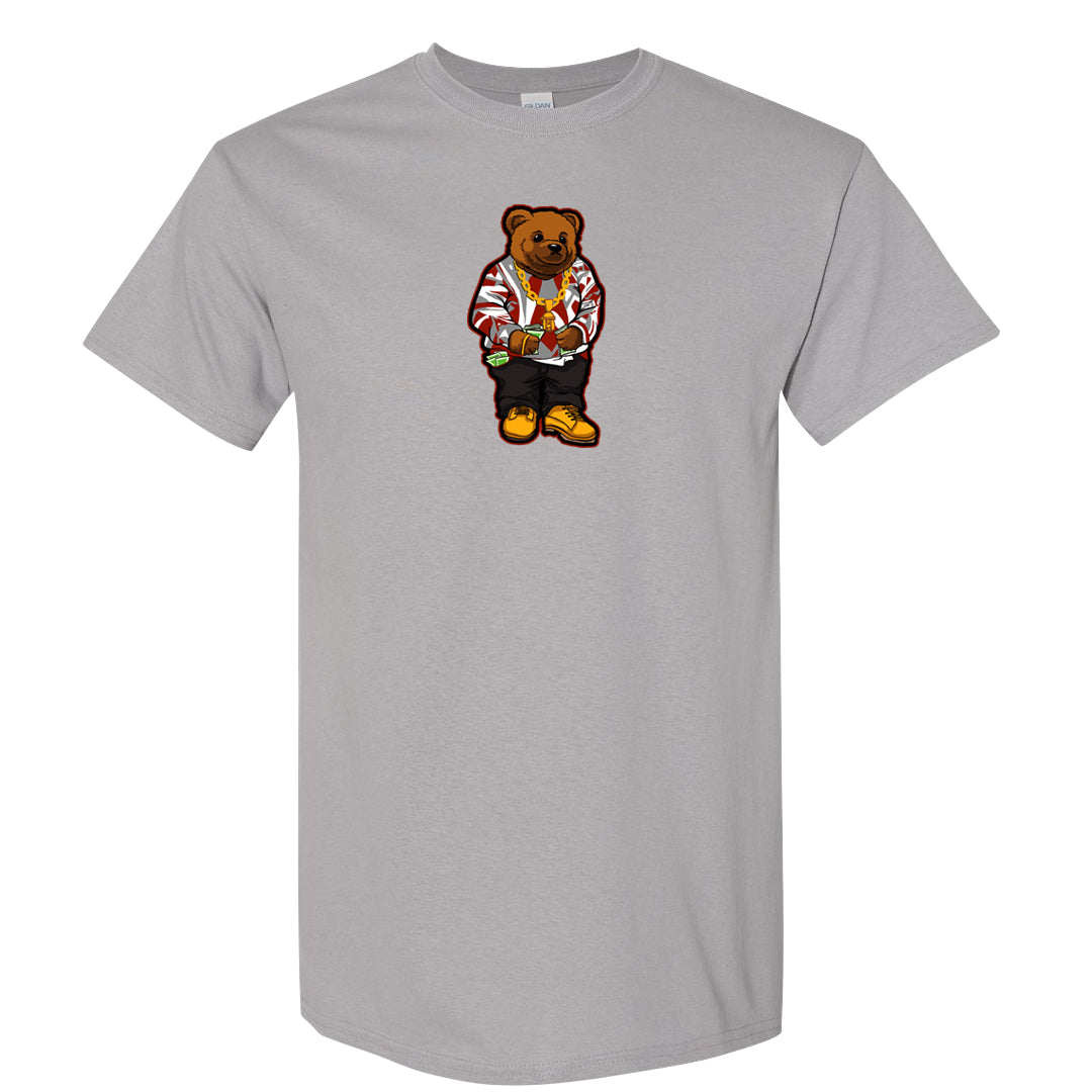 Fire Red 9s T Shirt | Sweater Bear, Gravel