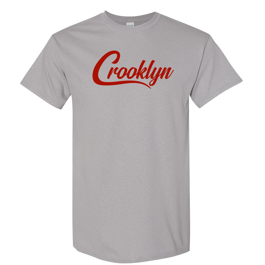 Fire Red 9s T Shirt | Crooklyn, Gravel