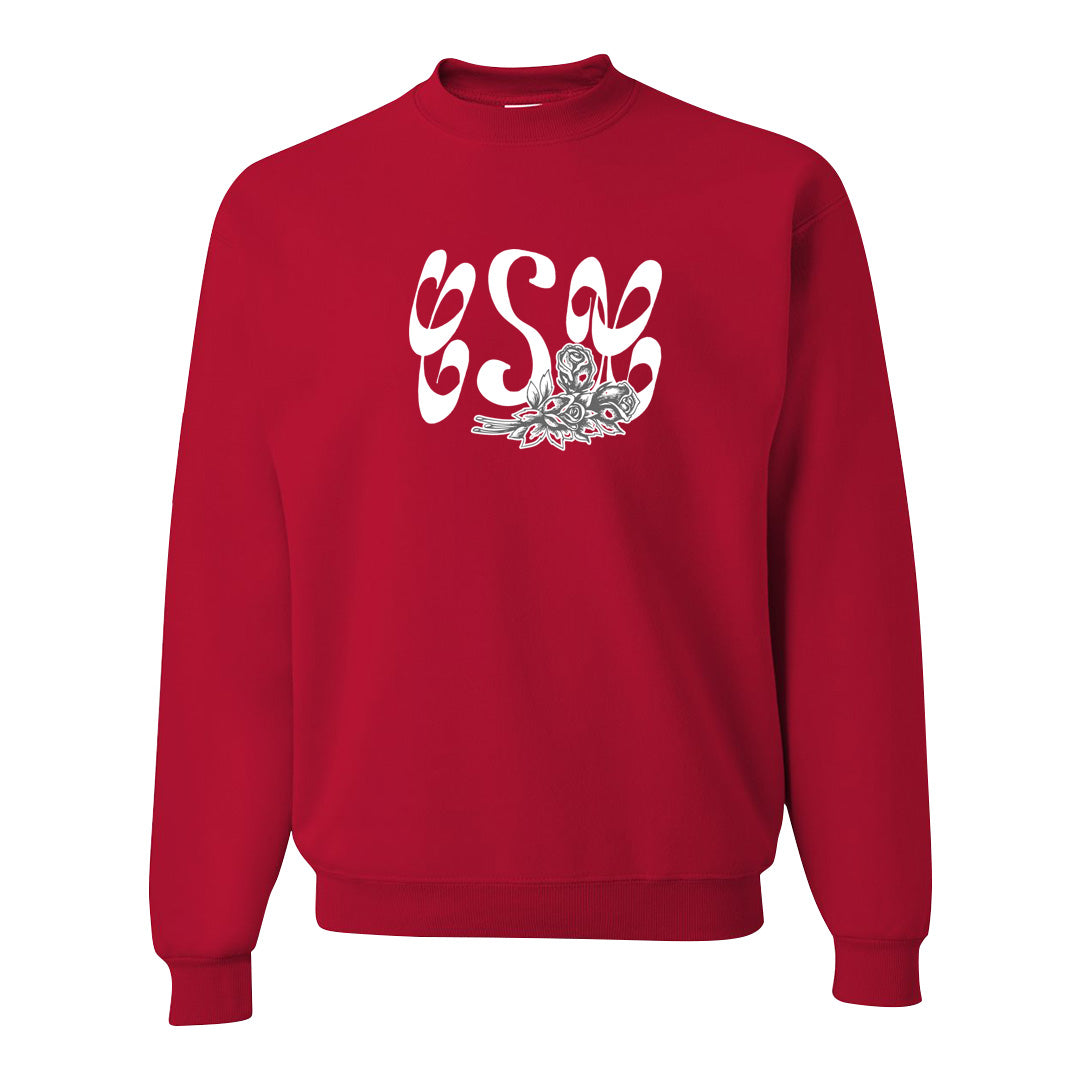 Fire Red 9s Crewneck Sweatshirt | Certified Sneakerhead, Red