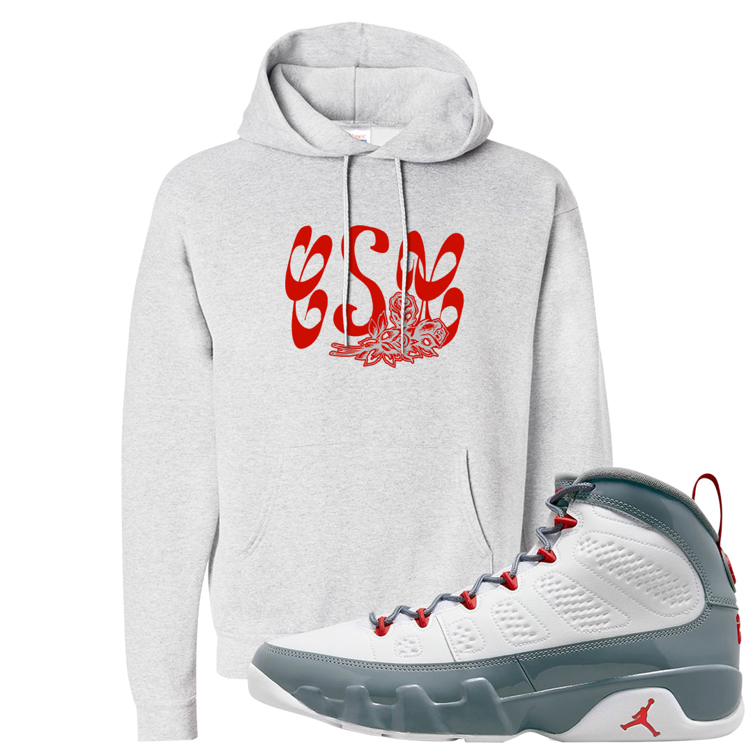 Fire Red 9s Hoodie | Certified Sneakerhead, Ash