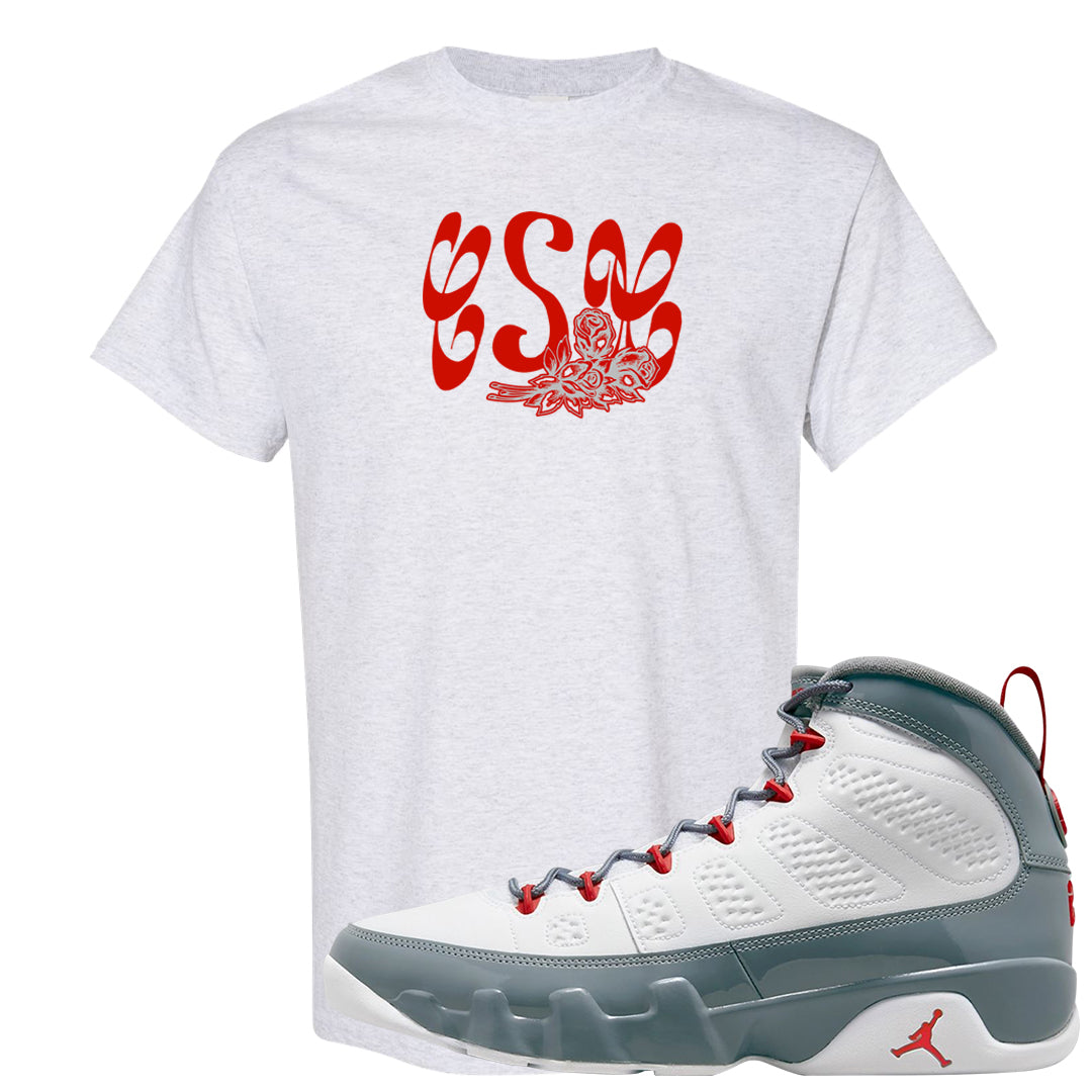 Fire Red 9s T Shirt | Certified Sneakerhead, Ash