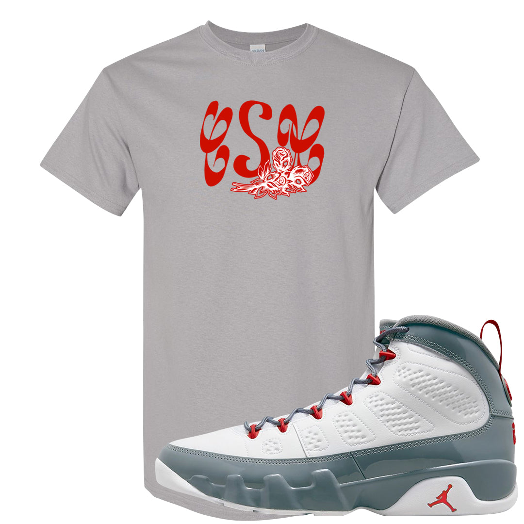 Fire Red 9s T Shirt | Certified Sneakerhead, Gravel