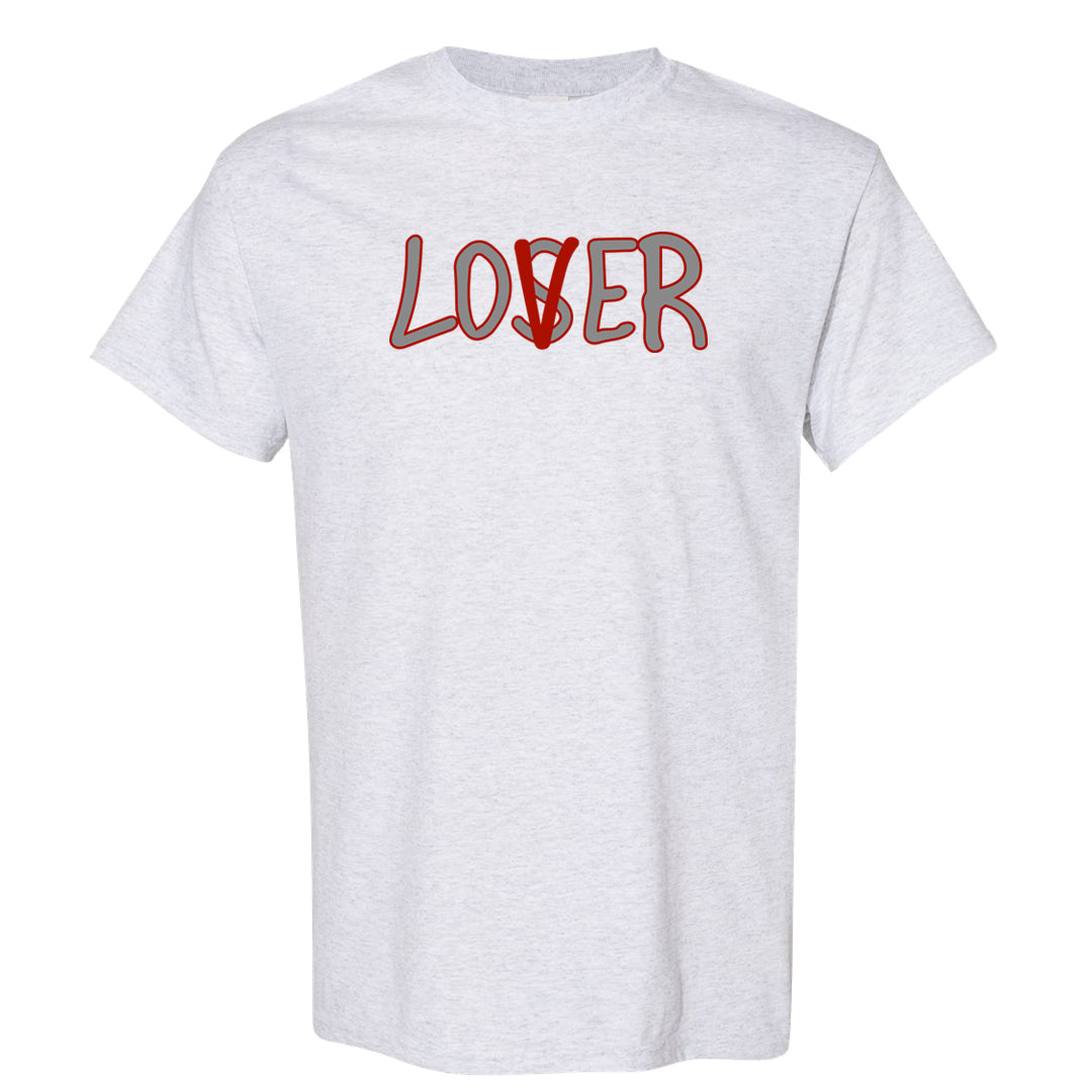 Fire Red 9s T Shirt | Lover, Ash