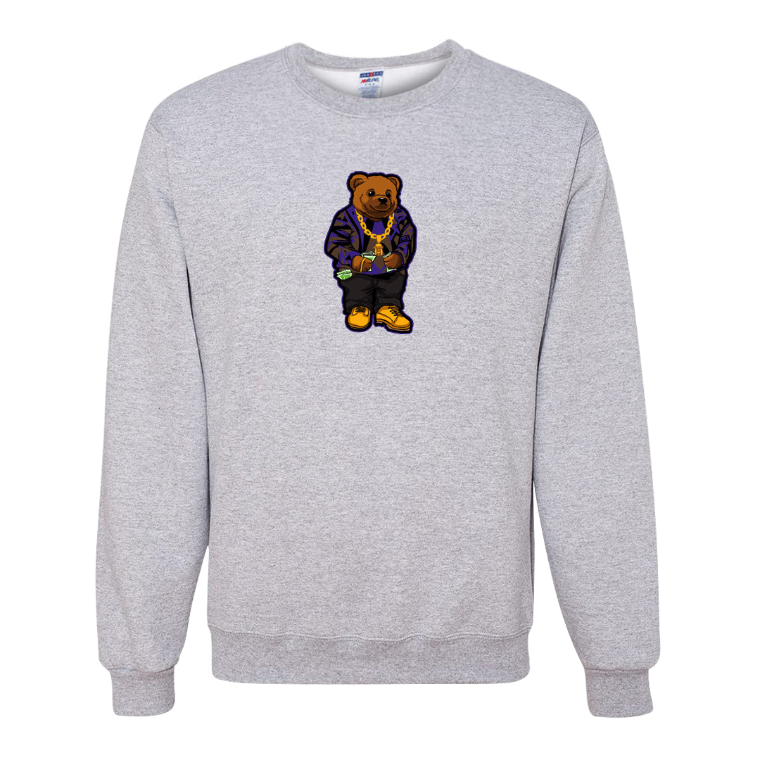 Light Olive 9s Crewneck Sweatshirt | Sweater Bear, Ash