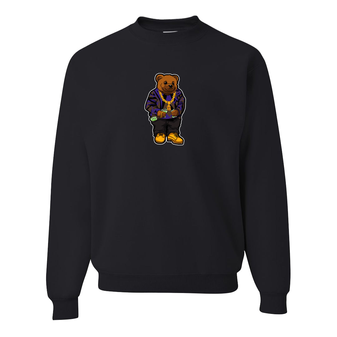 Light Olive 9s Crewneck Sweatshirt | Sweater Bear, Black