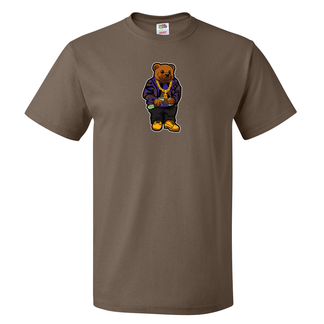 Light Olive 9s T Shirt | Sweater Bear, Chocolate