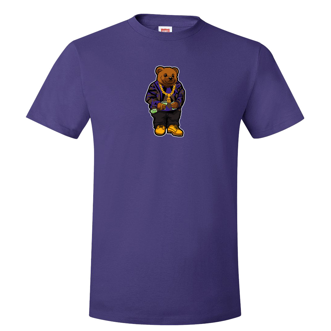 Light Olive 9s T Shirt | Sweater Bear, Purple