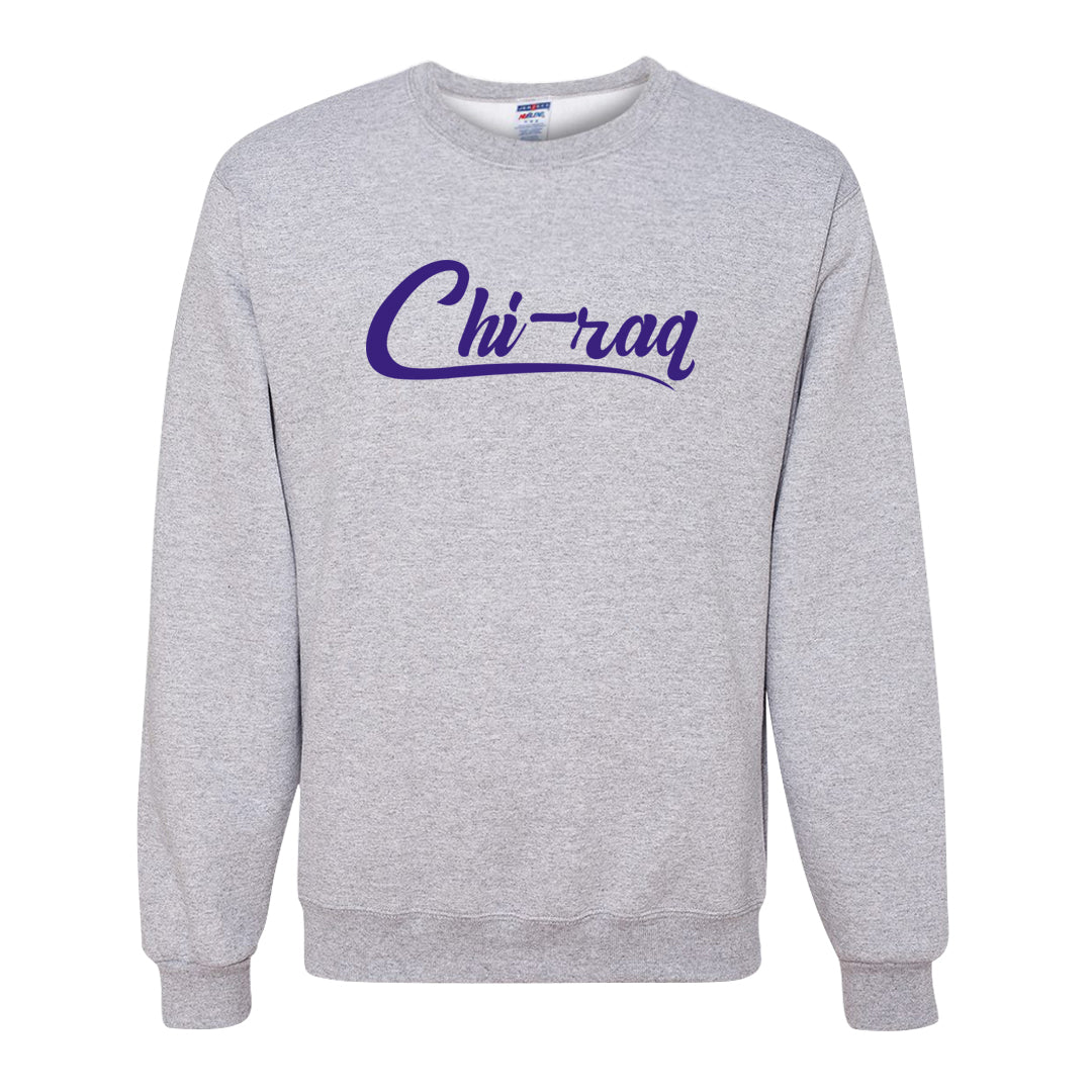 Light Olive 9s Crewneck Sweatshirt | Chiraq, Ash