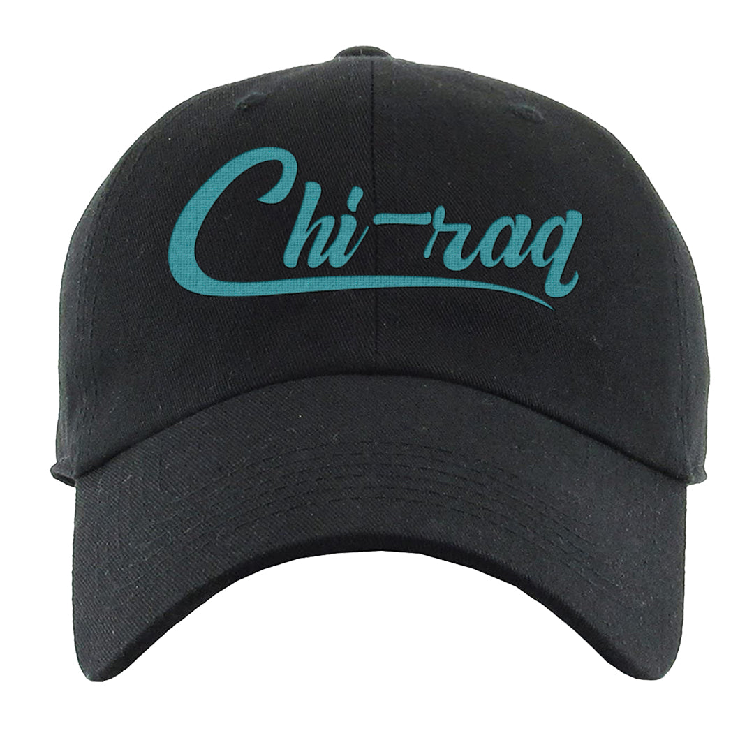 Light Olive 9s Dad Hat | Chiraq, Black