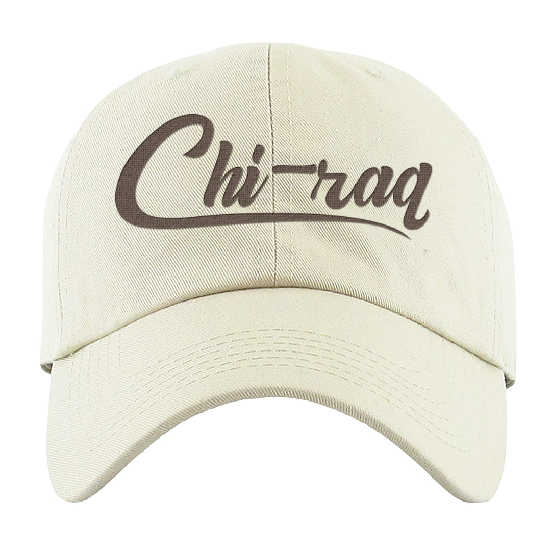 Light Olive 9s Dad Hat | Chiraq, White