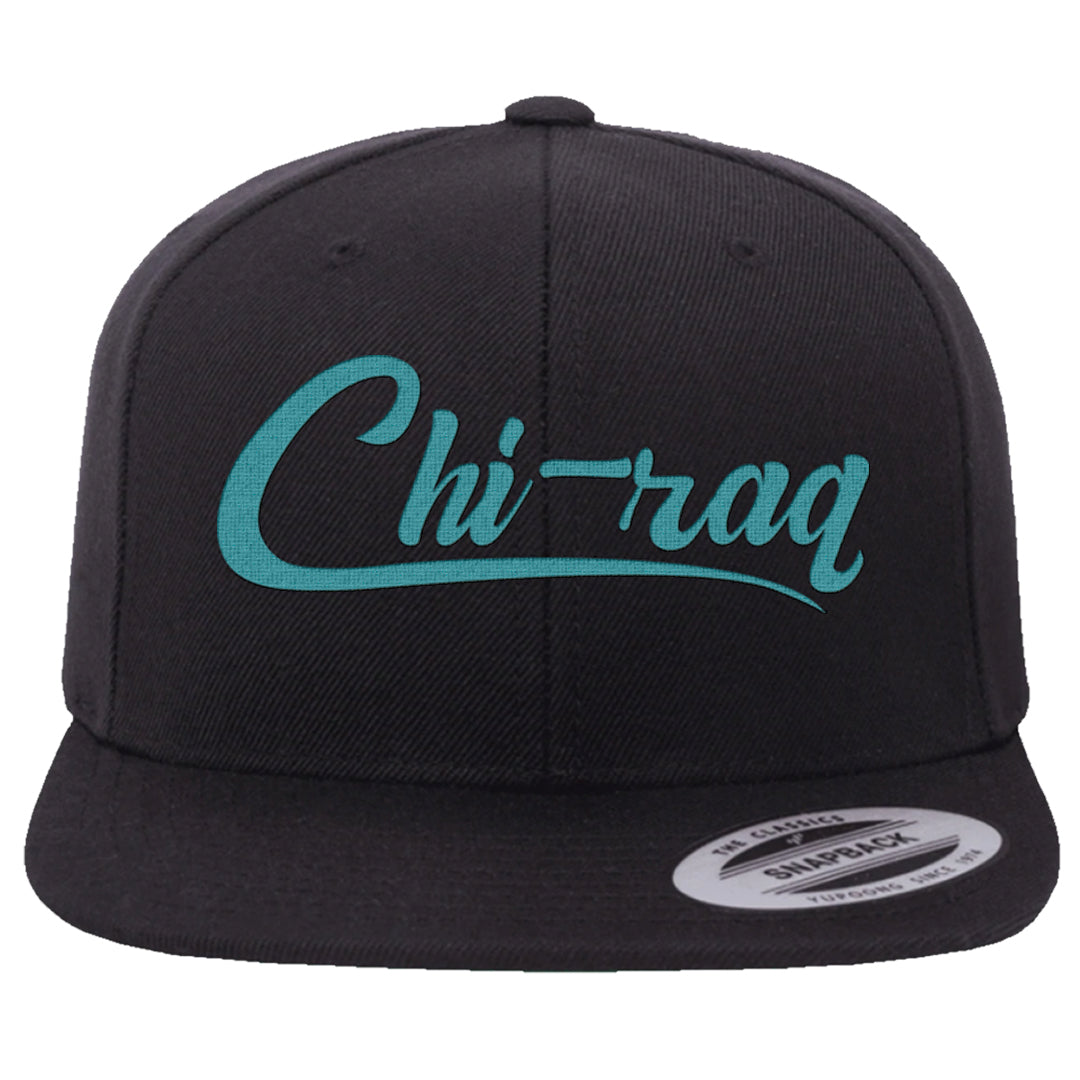 Light Olive 9s Snapback Hat | Chiraq, Black