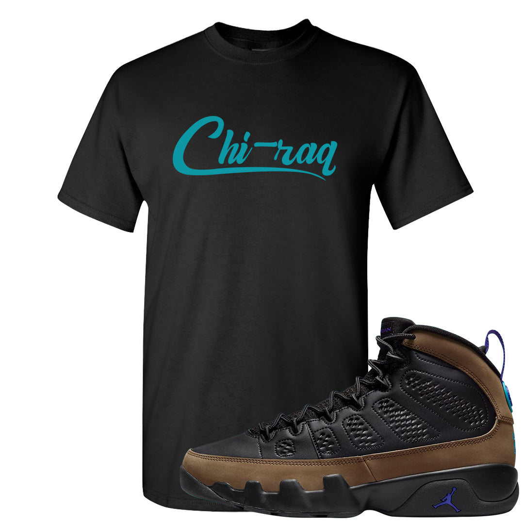 Light Olive 9s T Shirt | Chiraq, Black