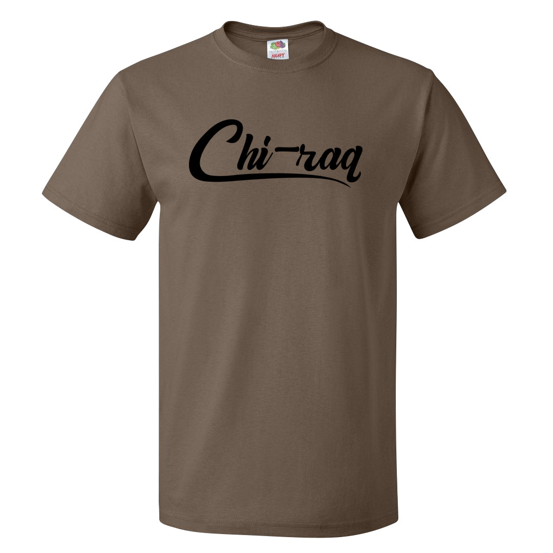 Light Olive 9s T Shirt | Chiraq, Chocolate