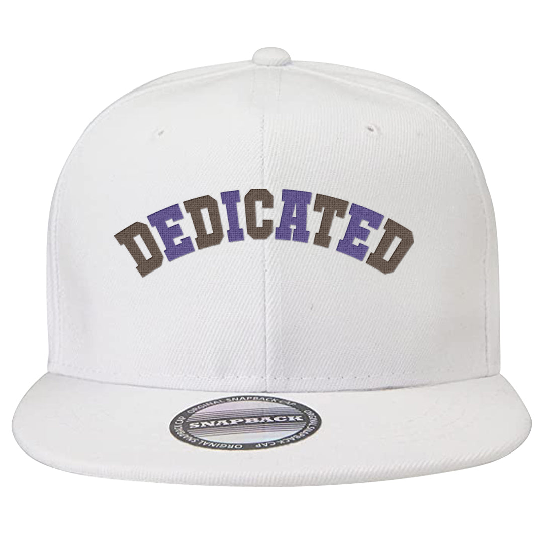 Light Olive 9s Snapback Hat | Dedicated, White