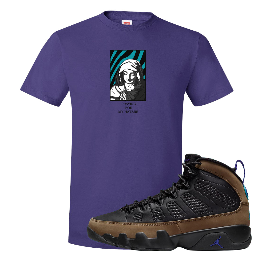 Light Olive 9s T Shirt | God Told Me, Purple
