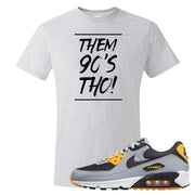 Black Grey Gold 90s T Shirt | Them 90's Tho, Ash