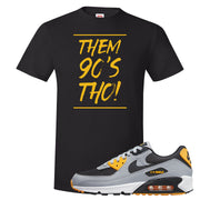 Black Grey Gold 90s T Shirt | Them 90's Tho, Black