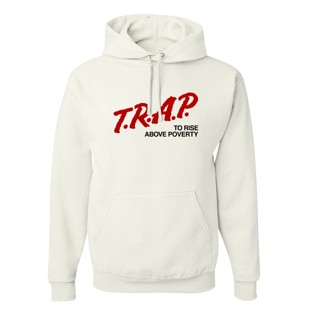 Big Bubble 1s Hoodie | Trap To Rise Above Poverty, White